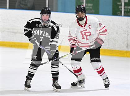Thumbnail 2 in Xavier @ Fairfield Prep (SCC D1 Semifinal) photogallery.