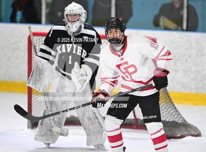 Thumbnail 2 in Xavier @ Fairfield Prep (SCC D1 Semifinal) photogallery.