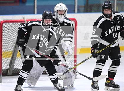 Thumbnail 2 in Xavier @ Fairfield Prep (SCC D1 Semifinal) photogallery.