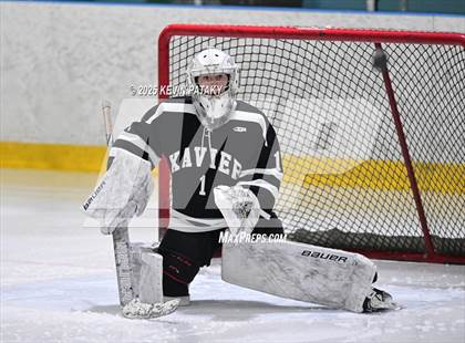 Thumbnail 2 in Xavier @ Fairfield Prep (SCC D1 Semifinal) photogallery.