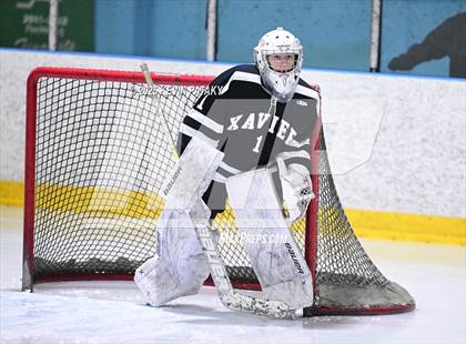 Thumbnail 2 in Xavier @ Fairfield Prep (SCC D1 Semifinal) photogallery.