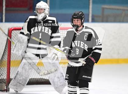 Thumbnail 3 in Xavier @ Fairfield Prep (SCC D1 Semifinal) photogallery.