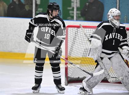 Thumbnail 3 in Xavier @ Fairfield Prep (SCC D1 Semifinal) photogallery.