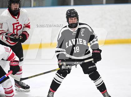 Thumbnail 2 in Xavier @ Fairfield Prep (SCC D1 Semifinal) photogallery.