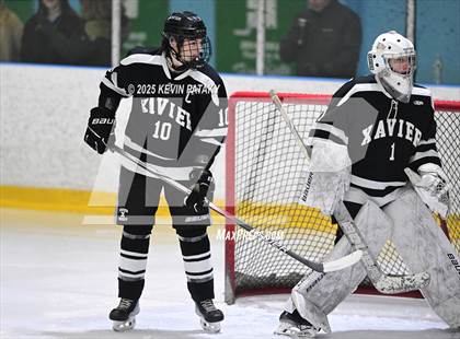 Thumbnail 2 in Xavier @ Fairfield Prep (SCC D1 Semifinal) photogallery.