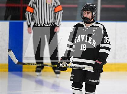 Thumbnail 3 in Xavier @ Fairfield Prep (SCC D1 Semifinal) photogallery.
