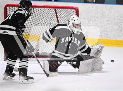 Thumbnail 2 in Xavier @ Fairfield Prep (SCC D1 Semifinal) photogallery.