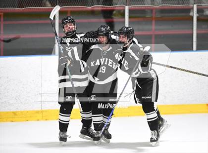 Thumbnail 2 in Xavier @ Fairfield Prep (SCC D1 Semifinal) photogallery.