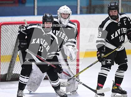 Thumbnail 3 in Xavier @ Fairfield Prep (SCC D1 Semifinal) photogallery.