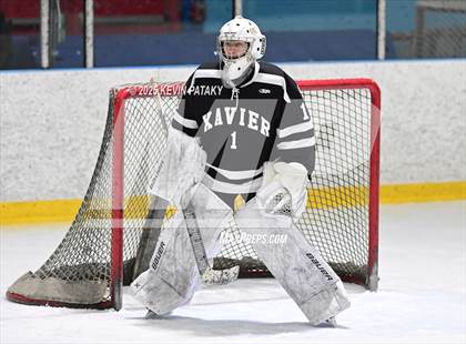 Thumbnail 2 in Xavier @ Fairfield Prep (SCC D1 Semifinal) photogallery.
