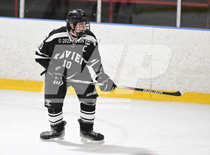 Thumbnail 3 in Xavier @ Fairfield Prep (SCC D1 Semifinal) photogallery.