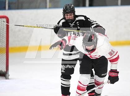 Thumbnail 1 in Xavier @ Fairfield Prep (SCC D1 Semifinal) photogallery.