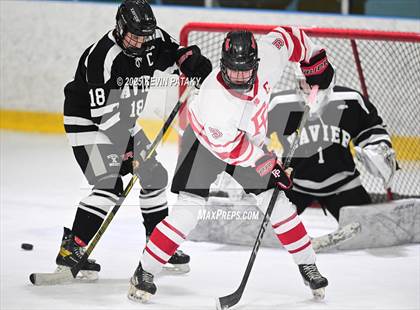 Thumbnail 2 in Xavier @ Fairfield Prep (SCC D1 Semifinal) photogallery.