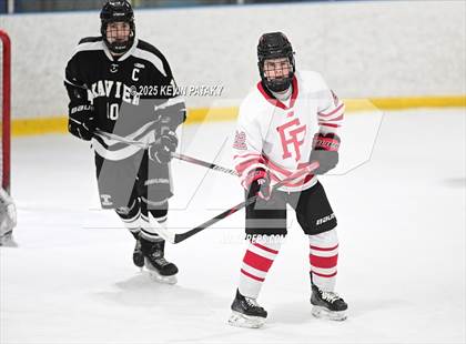 Thumbnail 3 in Xavier @ Fairfield Prep (SCC D1 Semifinal) photogallery.