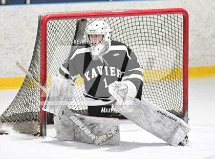 Thumbnail 3 in Xavier @ Fairfield Prep (SCC D1 Semifinal) photogallery.