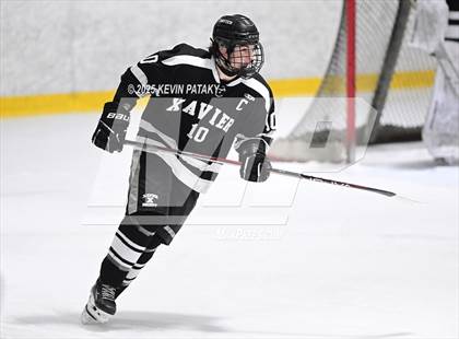 Thumbnail 3 in Xavier @ Fairfield Prep (SCC D1 Semifinal) photogallery.