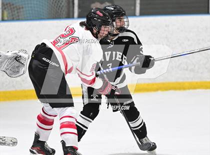 Thumbnail 2 in Xavier @ Fairfield Prep (SCC D1 Semifinal) photogallery.