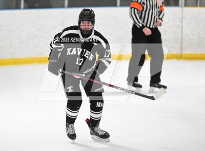 Thumbnail 3 in Xavier @ Fairfield Prep (SCC D1 Semifinal) photogallery.