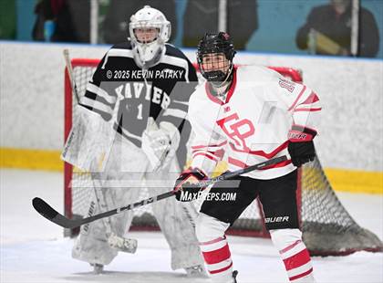 Thumbnail 3 in Xavier @ Fairfield Prep (SCC D1 Semifinal) photogallery.
