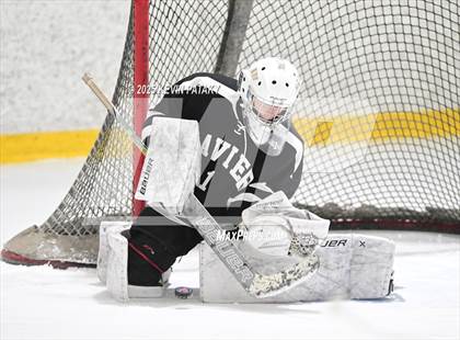 Thumbnail 2 in Xavier @ Fairfield Prep (SCC D1 Semifinal) photogallery.