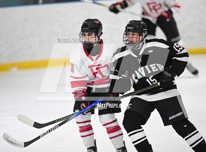 Thumbnail 3 in Xavier @ Fairfield Prep (SCC D1 Semifinal) photogallery.