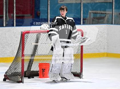 Thumbnail 3 in Xavier @ Fairfield Prep (SCC D1 Semifinal) photogallery.
