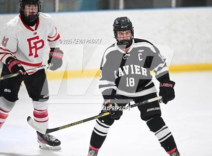 Thumbnail 3 in Xavier @ Fairfield Prep (SCC D1 Semifinal) photogallery.