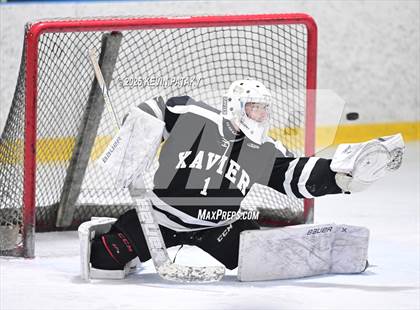 Thumbnail 2 in Xavier @ Fairfield Prep (SCC D1 Semifinal) photogallery.