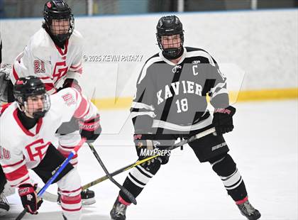 Thumbnail 3 in Xavier @ Fairfield Prep (SCC D1 Semifinal) photogallery.