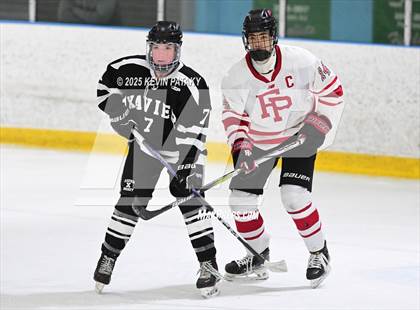 Thumbnail 3 in Xavier @ Fairfield Prep (SCC D1 Semifinal) photogallery.