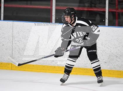 Thumbnail 3 in Xavier @ Fairfield Prep (SCC D1 Semifinal) photogallery.