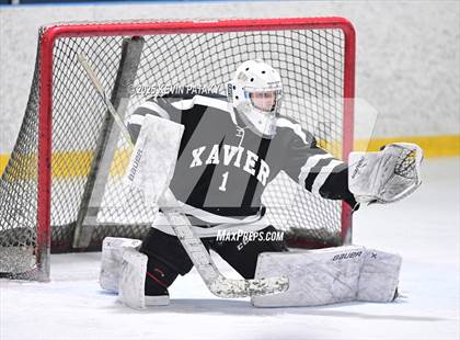 Thumbnail 3 in Xavier @ Fairfield Prep (SCC D1 Semifinal) photogallery.