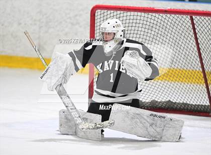 Thumbnail 3 in Xavier @ Fairfield Prep (SCC D1 Semifinal) photogallery.