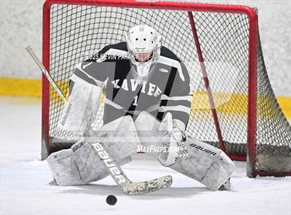 Thumbnail 3 in Xavier @ Fairfield Prep (SCC D1 Semifinal) photogallery.