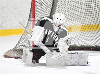 Thumbnail 3 in Xavier @ Fairfield Prep (SCC D1 Semifinal) photogallery.