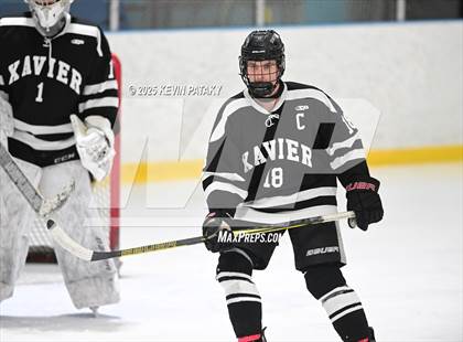 Thumbnail 3 in Xavier @ Fairfield Prep (SCC D1 Semifinal) photogallery.