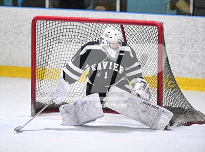 Thumbnail 2 in Xavier @ Fairfield Prep (SCC D1 Semifinal) photogallery.