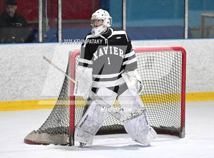 Thumbnail 2 in Xavier @ Fairfield Prep (SCC D1 Semifinal) photogallery.