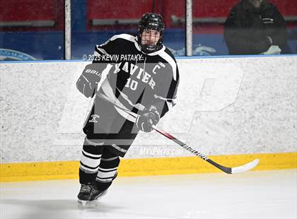 Thumbnail 2 in Xavier @ Fairfield Prep (SCC D1 Semifinal) photogallery.