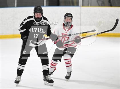 Thumbnail 3 in Xavier @ Fairfield Prep (SCC D1 Semifinal) photogallery.