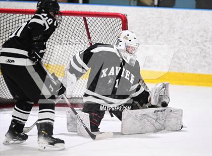 Thumbnail 3 in Xavier @ Fairfield Prep (SCC D1 Semifinal) photogallery.