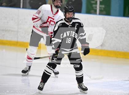 Thumbnail 3 in Xavier @ Fairfield Prep (SCC D1 Semifinal) photogallery.