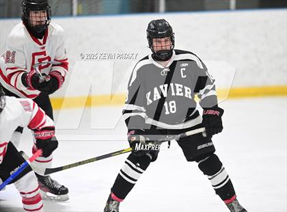 Thumbnail 3 in Xavier @ Fairfield Prep (SCC D1 Semifinal) photogallery.