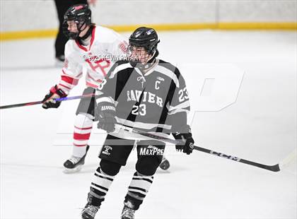 Thumbnail 3 in Xavier @ Fairfield Prep (SCC D1 Semifinal) photogallery.