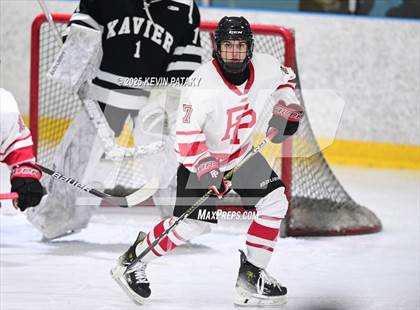 Thumbnail 3 in Xavier @ Fairfield Prep (SCC D1 Semifinal) photogallery.