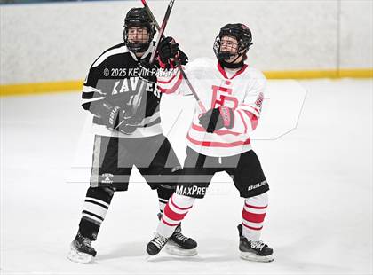 Thumbnail 2 in Xavier @ Fairfield Prep (SCC D1 Semifinal) photogallery.