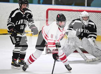 Thumbnail 2 in Xavier @ Fairfield Prep (SCC D1 Semifinal) photogallery.