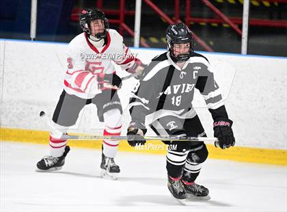 Thumbnail 3 in Xavier @ Fairfield Prep (SCC D1 Semifinal) photogallery.