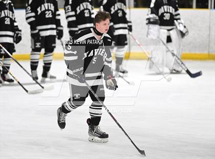 Thumbnail 2 in Xavier @ Fairfield Prep (SCC D1 Semifinal) photogallery.