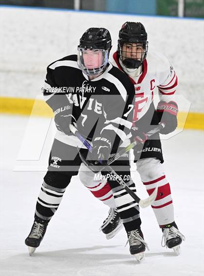 Thumbnail 2 in Xavier @ Fairfield Prep (SCC D1 Semifinal) photogallery.